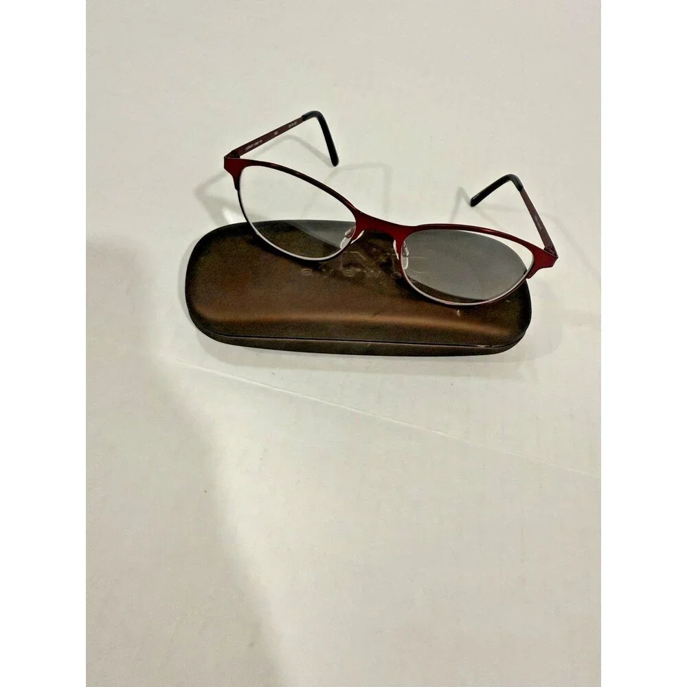 RX-ABLE Legacy Lane Women's Red Vivid Eyeglasses 53-18 135‎